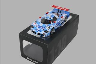 NISSAN R390 GT1 LE MANS 1998 BLUE 1998 GT Spirit 1:18 Resinemodell (Türen, Motorhaube... nicht zu öffnen!)